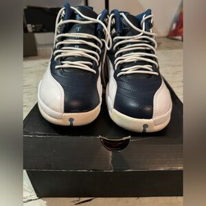 Jordan 12 obsidian and white
